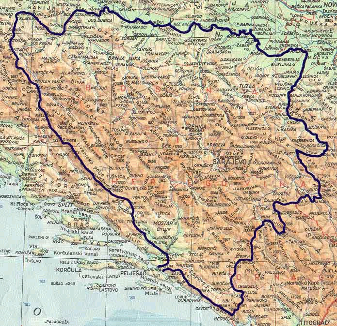 karta bosne i hercegovine i hrvatske BiH najmanje zadužena država u Europi | Posušje net karta bosne i hercegovine i hrvatske