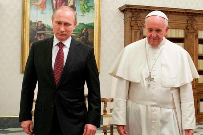 PAPA FRANJO: Samo Putin štiti kršćane diljem svijeta