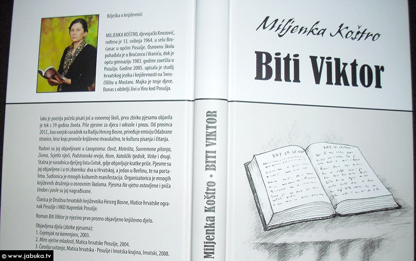 Predstavljanje romana „Biti Viktor“ u četvrtak u Posušju