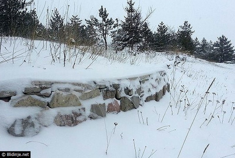Na Blidinju 15 cm snijega – ceste prohodne