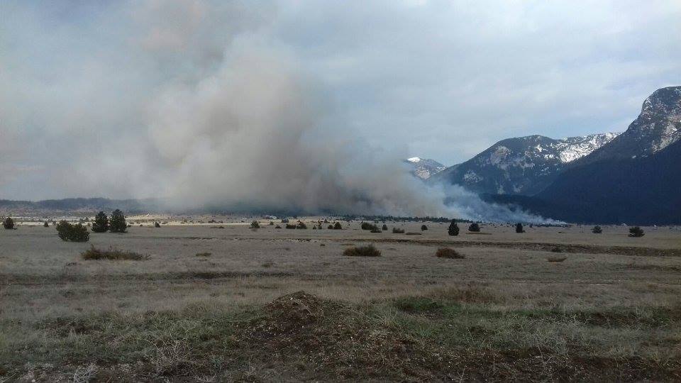 Veliki požar na području Blidinja