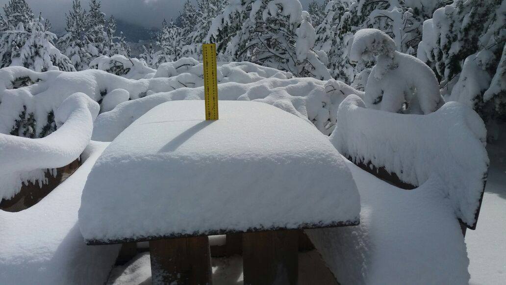 DAŠAK ZIME U PROLJEĆE: Na Blidinju osvanulo 30 cm snijega