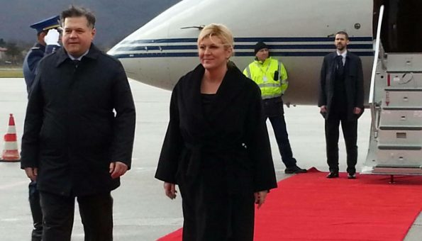 Predsjednica Hrvatske stigla u Sarajevo