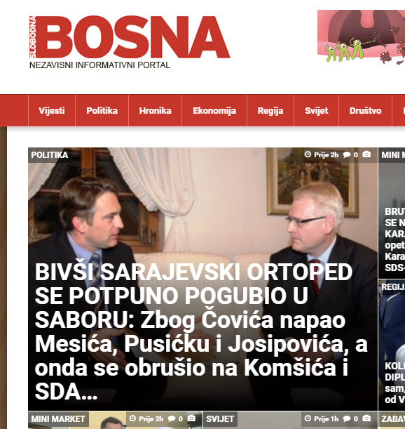 Sramotno pisanje novinara Slobodne Bosne: Pogledajte naslov teksta o akciji spašavanja hodočasnika u Međugorju