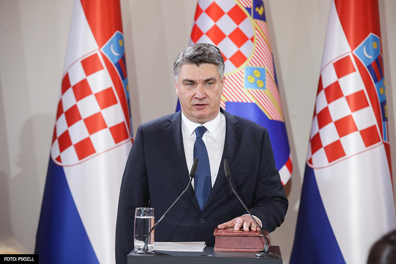 Zoran Milanović prisegnuo za predsjednika Republike Hrvatske
