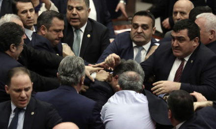 VIDEO: Zastupnik kritizirao Erdogana pa počela masovna tučnjava u parlamentu