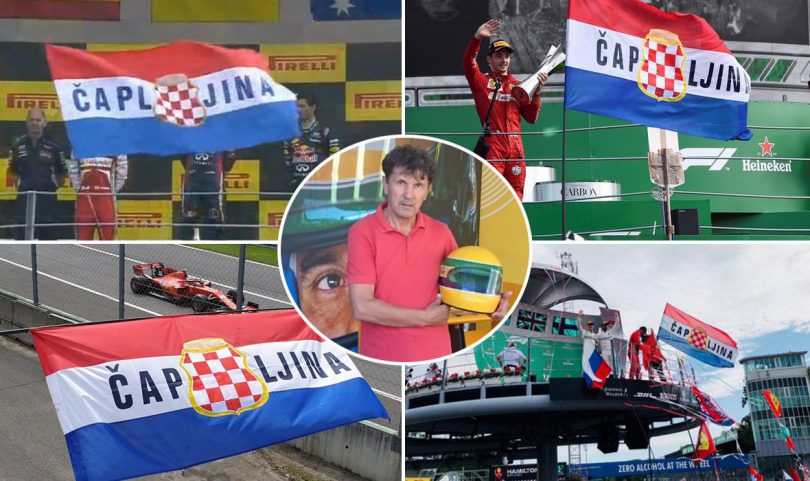 Upoznajte ljubitelja F1 iz Čapljine koji svake godine sa zastavom HRB začini utrku u Monzi