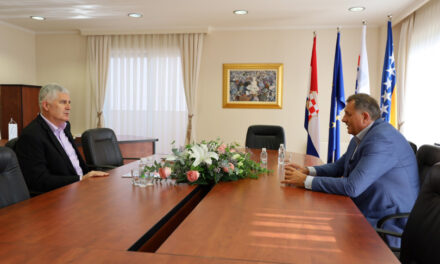 Sastali se Čović i Dodik u Mostaru i razgovarali o aktualnoj situaciji