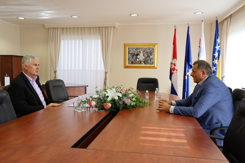 Sastali se Čović i Dodik u Mostaru i razgovarali o aktualnoj situaciji