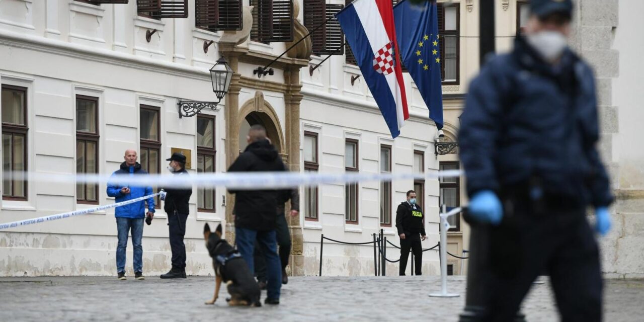 Kod zgrade hrvatske Vlade upucan policajac. Napadač koji se ubio imao je 22 godine