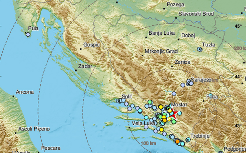 Potres uzdrmao Hercegovinu, osjetio se u Neumu, Mostaru, Stocu…
