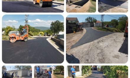 Novi slojevi asfalta postavljeni su u Rakitnu (Zaglavica) i Batinu (Bobani), postavlja se nogostup iznad stadiona