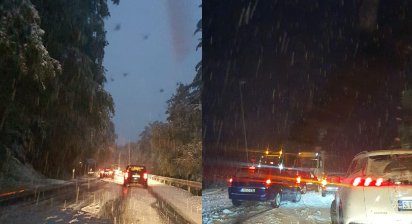 Snijeg stvorio brojne probleme vozačima na Kupresu