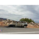Na cesti Grude – Posušje izgorio automobil