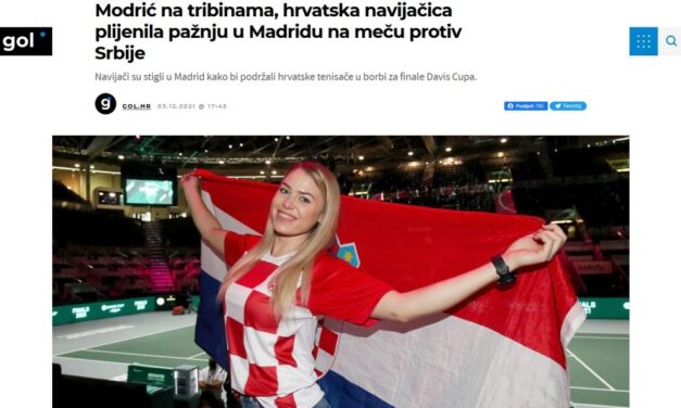 [FOTO] Navijačica iz Posušja na naslovnici jednog od najčitanijih sportskih portala u Hrvatskoj