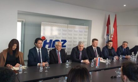 Predsjednik Čović u radnoj posjeti Županijskom odboru HDZ-a BiH Županije Zapadnohercegovačke