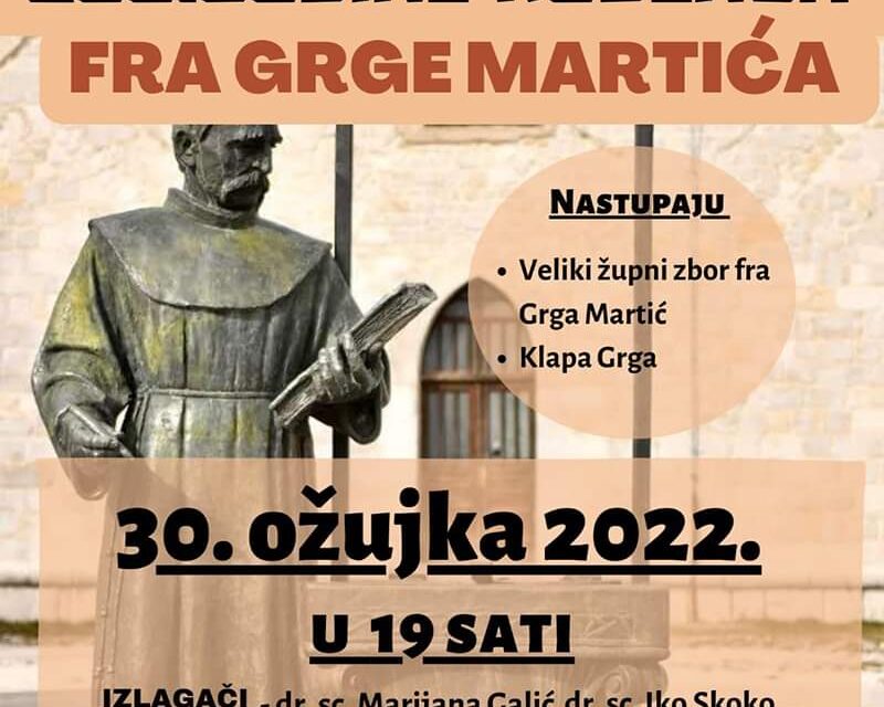 Posušje: Akademija u čast 200. godina rođenja fra Grge Martića