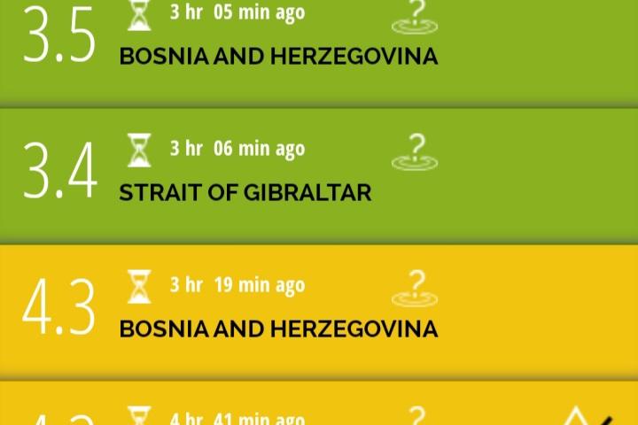 10 potresa tijekom noći treslo Hercegovinu