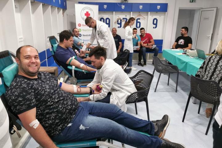 Održana akcija dragovoljnog darivanja krvi u novim svlačionicama Mokrog Doca