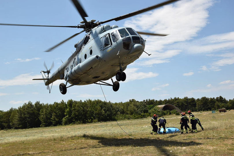 Na Blidinje stiže hrvatski helikopter Mi-8