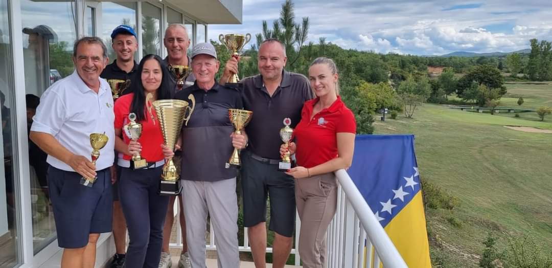 TOPALA POSUŠJE: David Wilson i Marijana Perić – prvaci BiH 2022. godine u golfu