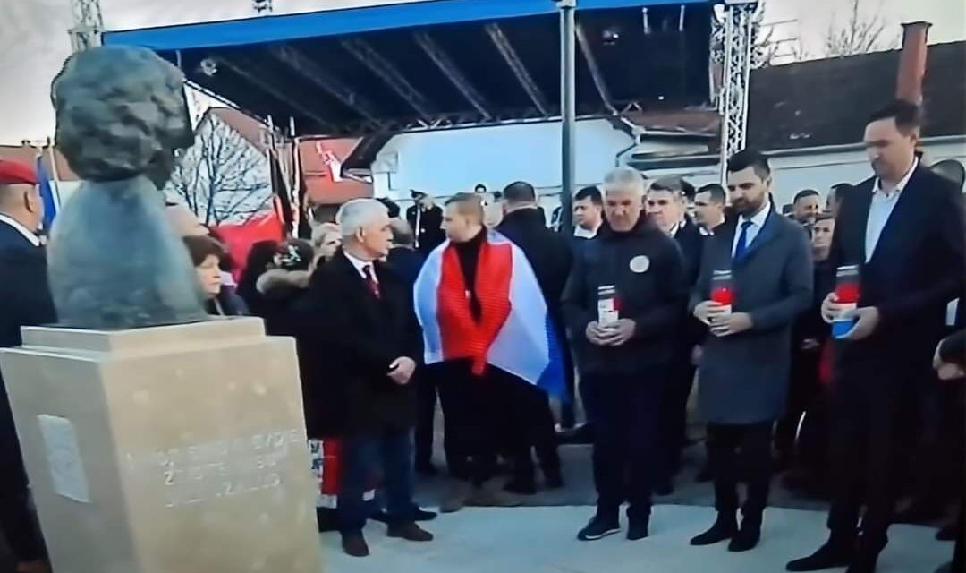 Izaslanstvo općine Posušje na otkrivanju spomenika Kati Šoljić