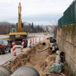 Posušje: U Zagrebačkoj ulici nastavljeni radovi u sklopu izgradnje kanalizacijskog kolektora