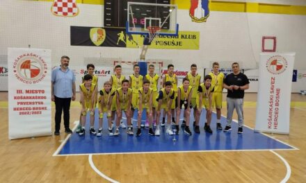 Mlađi kadeti KK Posušje osvojili treće mjesto Lige mladih KS Herceg Bosne