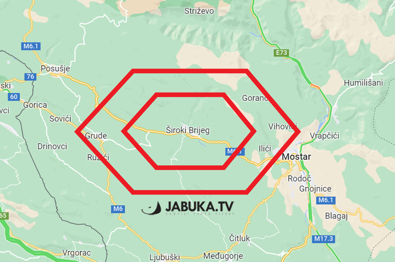 Snažan potres u Hercegovini, poznata i jačina
