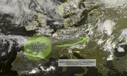 Stiže nova oluja u BiH: U petak nestabilno vrijeme s jakim vjetrom, kišom i grmljavinom, a u noći na subotu još jače nevrijeme