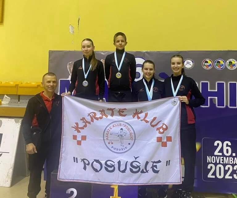 Tri medalje za Karate klub Posušje u Sarajevu