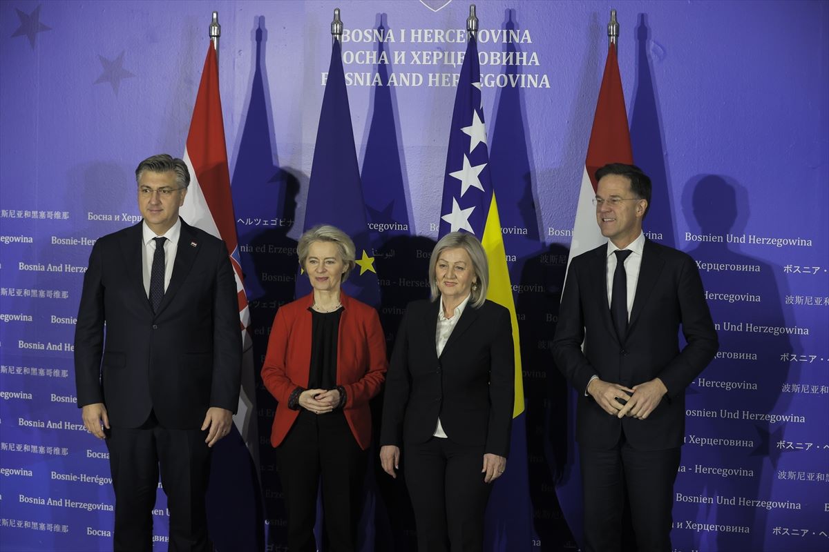 Von der Leyen, Plenković, Rutte i Krišto vjeruju kako će BiH otvoriti pregovore s EU