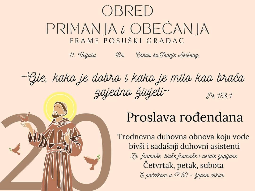 Frama Posuški Gradac slavi 20. rođendan