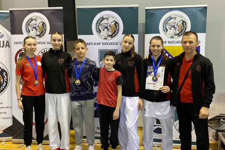 Tri medalje za Karate klub Posušje na 6. Baščaršija karate KUP-u