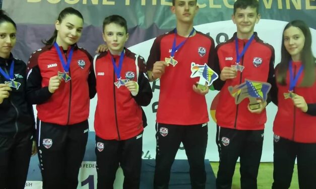 Tri zlata za “poskoke”: Dominik Jukić najbolji junior u Federaciji BiH
