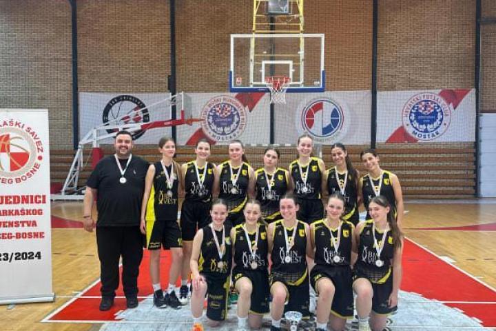 Juniorkama ŽKK Posušje drugo mjesto u završnici doigravanja košarkaškog prvenstva Herceg Bosne