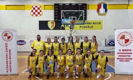 Mlađe kadetkinje ŽKK Posušje srebrene u prvenstvu Herceg Bosne