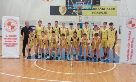 Mlađi kadeti i juniori KK Posušje osvojili su druga mjesta Lige mladih KS Herceg Bosne