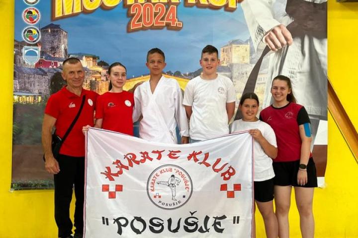 Četiri medalje za Karate klub Posušje u Mostaru