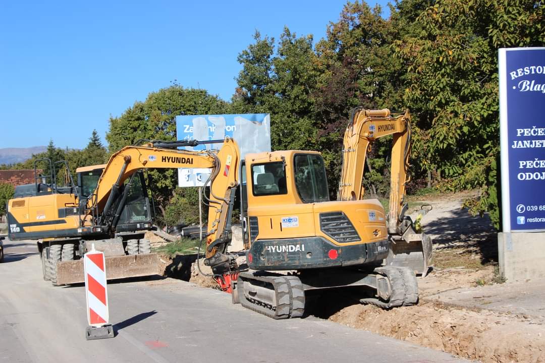 Nastavljeni radovi na izgradnji kolektorske mreže