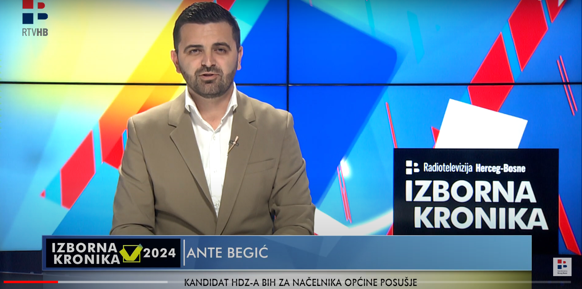 Video: obraćanje Ante Begića, kandidata HDZ-a BiH za načelnika općine Posušje