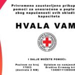 Crveni križ ŽZH privremeno obustavlja prikupljanje humanitarne pomoći zbog punih skladišta