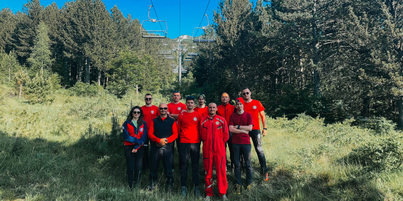 Održana obuka spašavanja sa žičare na Blidinju