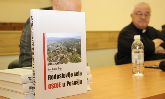 Posušje: Predstavljena knjiga Rodoslovlje sela Osoje u Posušju autora Ante Bošnjaka – Snigića