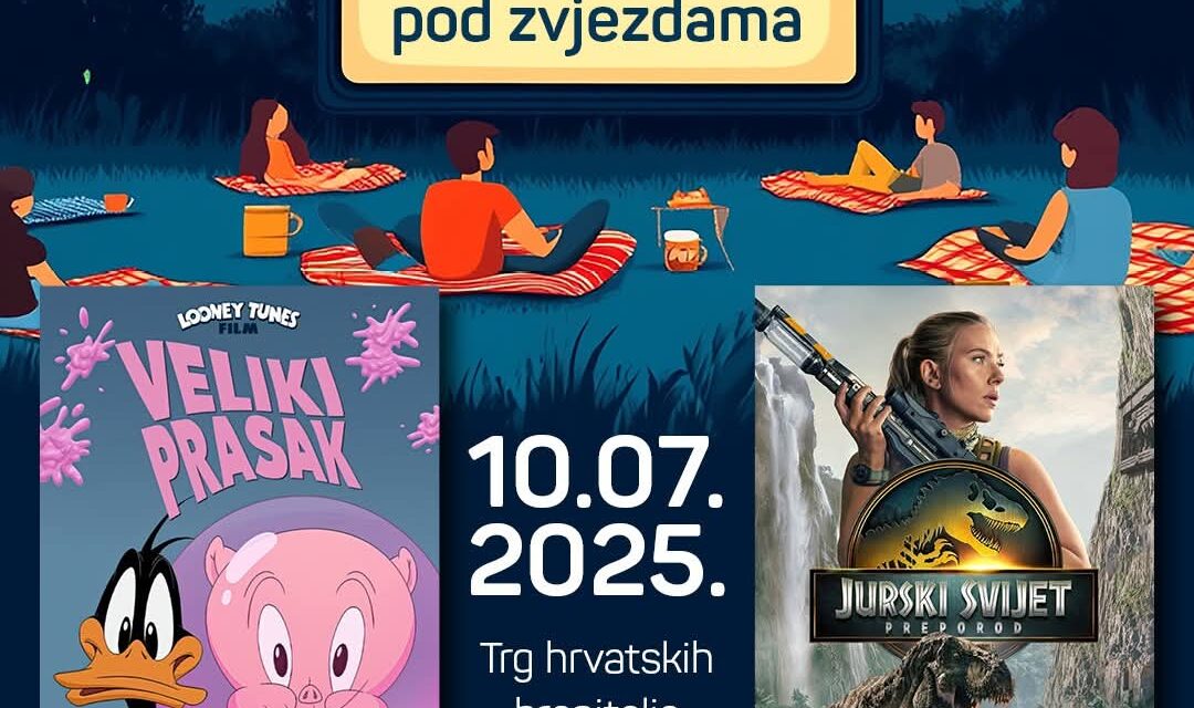 POSUŠJE: Večer blockbustera u Kinu pod zvijezdama