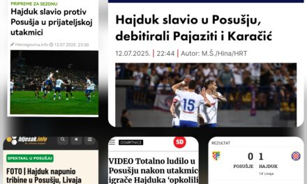 Pročitajte što mediji pišu o spektaklu na Mokrom Docu s Hajdukom!