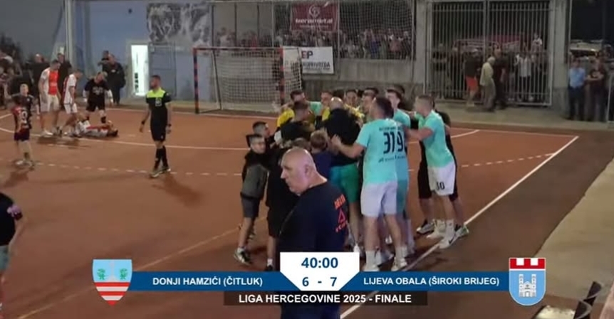 Lijeva Obala osvojila treći naslov Lige Hercegovine