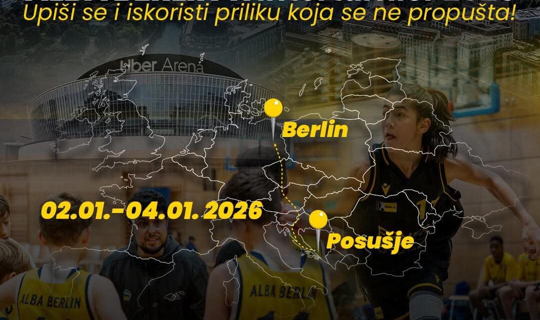 SURADNJA S ALBOM: Škola košarke KK Posušje putuje u Berlin!