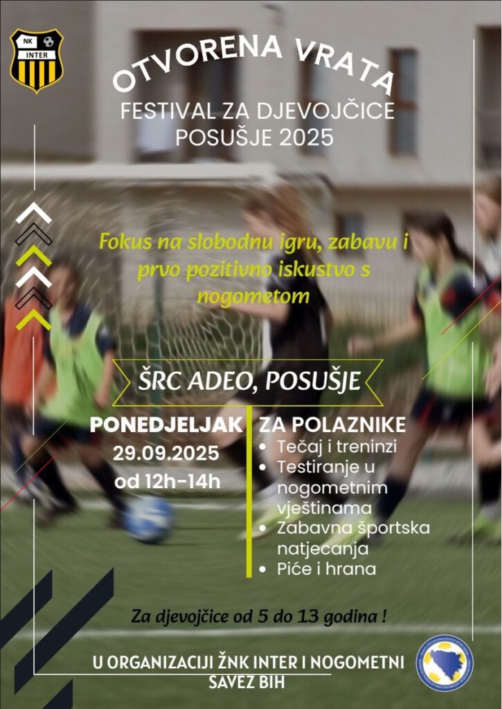 POSUŠJE: FESTIVAL ZA DJEVOJČICE – “OTVORENA VRATA”