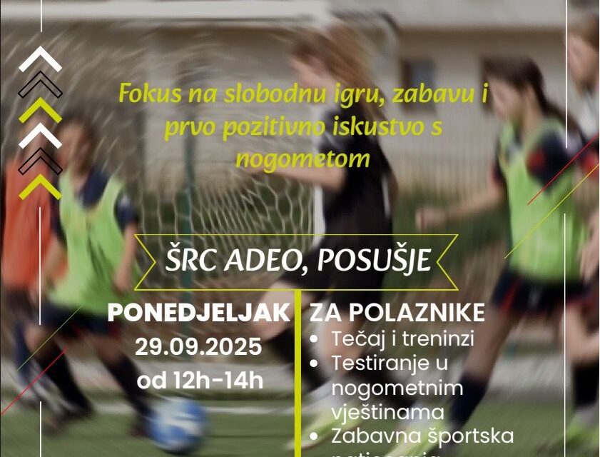 POSUŠJE: FESTIVAL ZA DJEVOJČICE – “OTVORENA VRATA”